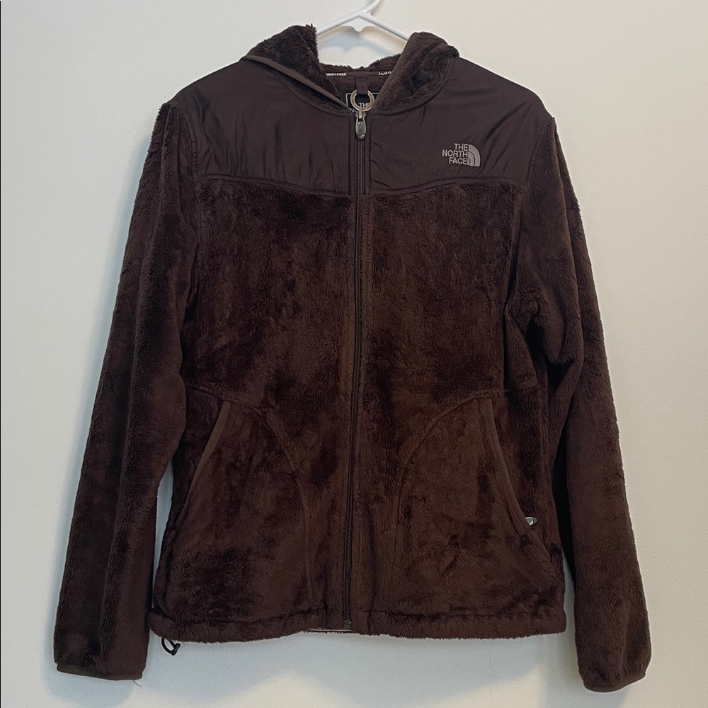 The North Face Dark Brown Hooded Fleece Jacket